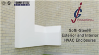 JG Innovations Soffi-Steel® Exterior HVAC Pipe Enclosure